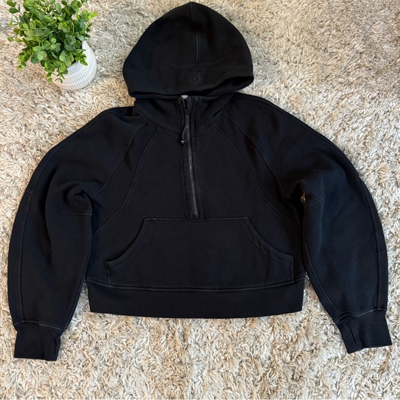 lululemon athletica Tops - Lululemon Oversized Half-Zip Scuba Black